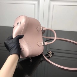 Replica Louis Vuitton Pale Pink Textured Alma BB