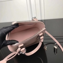 Replica Louis Vuitton Pale Pink Textured Alma BB