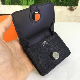 Replica Hermes Black Dogon Wallet