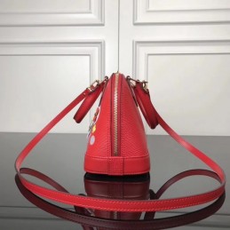 Replica Louis Vuitton Red Floral Alma BB