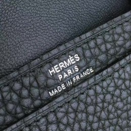 Replica Hermes Black Dogon Wallet