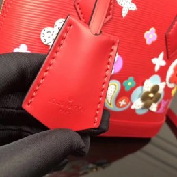 Replica Louis Vuitton Red Floral Alma BB