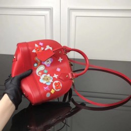 Replica Louis Vuitton Red Floral Alma BB