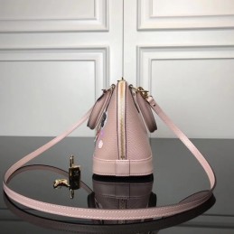 Replica Louis Vuitton Pale Pink Floral Alma BB