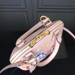 Replica Louis Vuitton Pale Pink Floral Alma BB