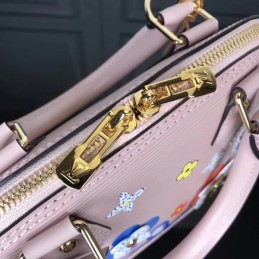 Replica Louis Vuitton Pale Pink Floral Alma BB