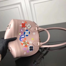 Replica Louis Vuitton Pale Pink Floral Alma BB