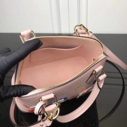 Replica Louis Vuitton Pale Pink Floral Alma BB