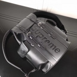 Replica Louis Vuitton Gray Supreme Christopher Backpack