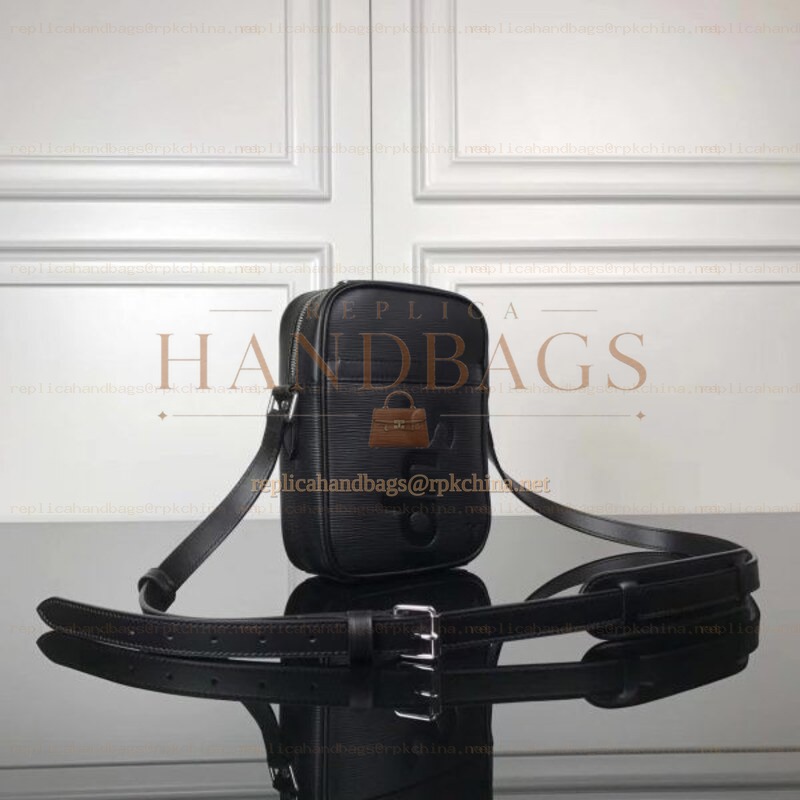 Replica Louis Vuitton Black Supreme Danube PM