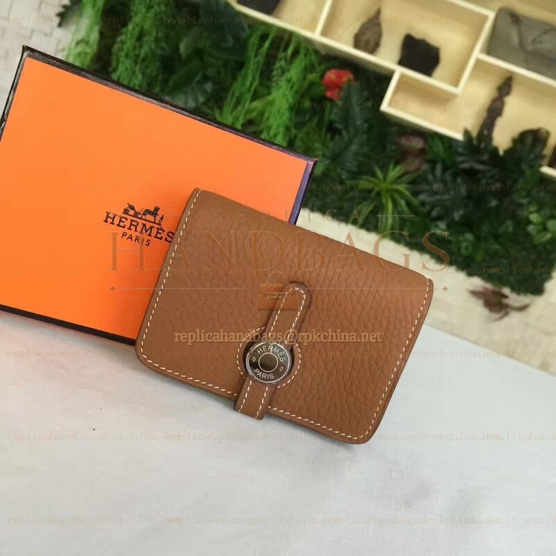 Replica Hermes Brown Dogon Wallet