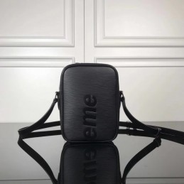 Replica Louis Vuitton Black Supreme Danube PM