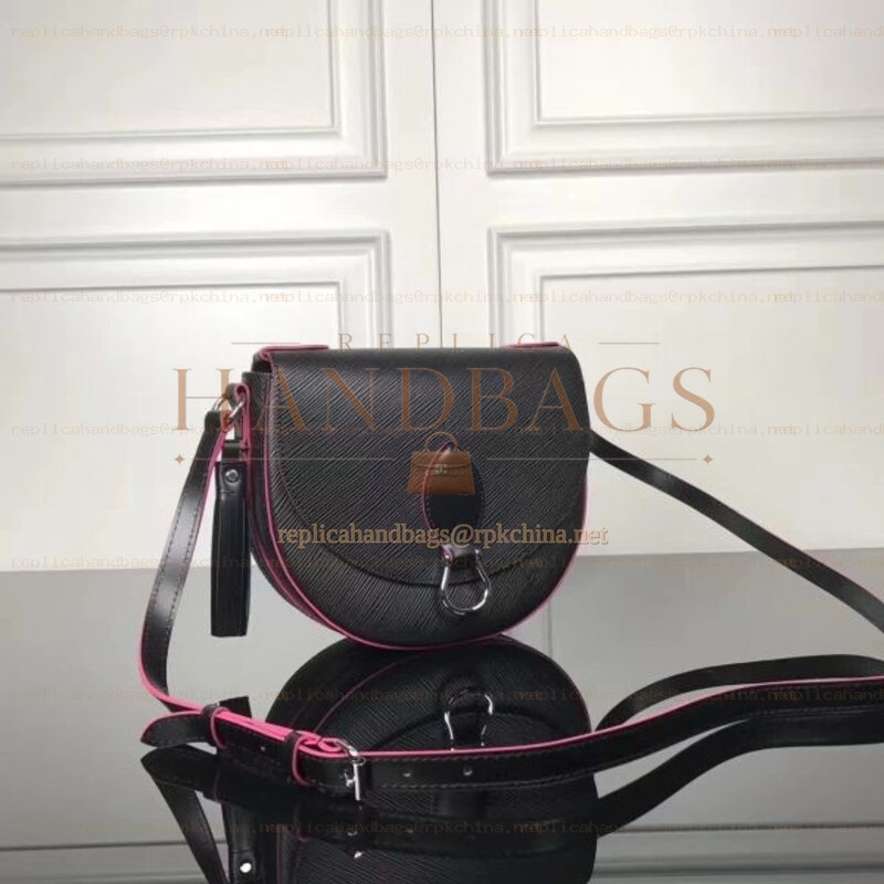 Replica Louis Vuitton Black Red Trim Saint Cloud