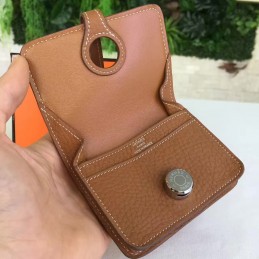 Replica Hermes Brown Dogon Wallet