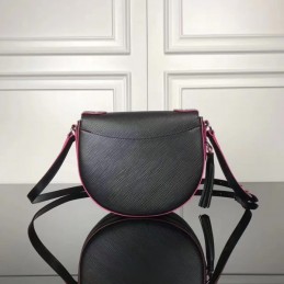 Replica Louis Vuitton Black Red Trim Saint Cloud