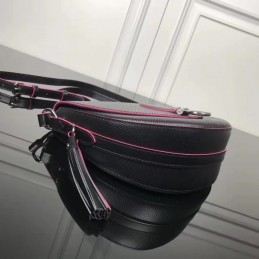 Replica Louis Vuitton Black Red Trim Saint Cloud