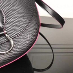 Replica Louis Vuitton Black Red Trim Saint Cloud