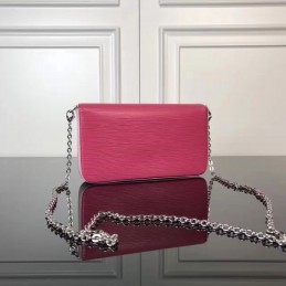Replica Louis Vuitton Fuchsia Navy Blue Felicie Pochette