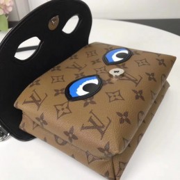 Replica Louis Vuitton Black White Pink Kabuki Pochette