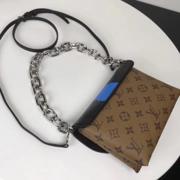 Replica Louis Vuitton Black White Pink Kabuki Pochette