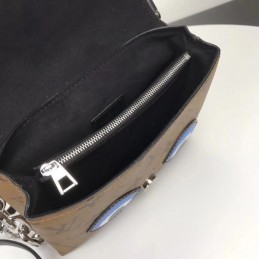 Replica Louis Vuitton Black White Pink Kabuki Pochette