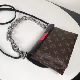Replica Louis Vuitton Black White Yellow Kabuki Pochette