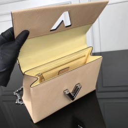 Replica Louis Vuitton Beige Twist GM