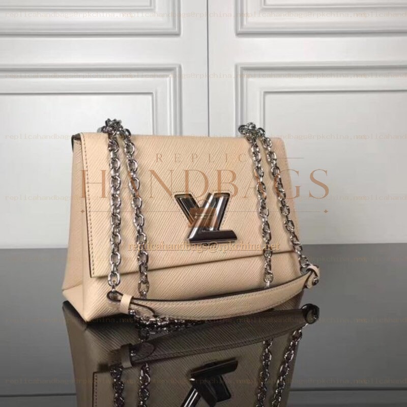 Replica Louis Vuitton Beige Twist GM