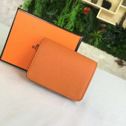Replica Hermes Orange Dogon Wallet