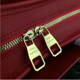 Replica Louis Vuitton Brown Monogram Red Trim Popincourt PM