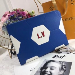 Replica Louis Vuitton Blue Football Pochette Jour GM