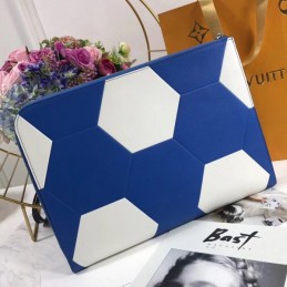 Replica Louis Vuitton Blue Football Pochette Jour GM