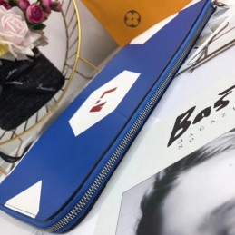 Replica Louis Vuitton Blue Football Pochette Jour GM