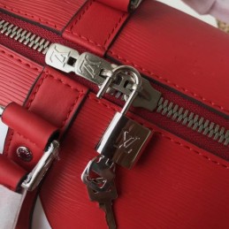 Replica Louis Vuitton Red Football Keepall Bandouliere 50