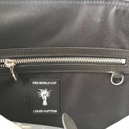 Replica Louis Vuitton Black Football Keepall Bandouliere 50