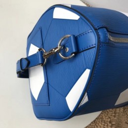 Replica Louis Vuitton Blue Football Keepall Bandouliere 50