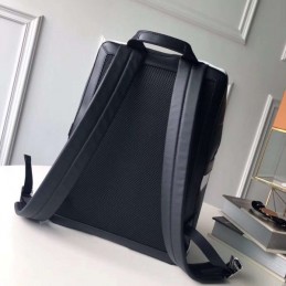 Replica Louis Vuitton Black Football Apollo Backpack