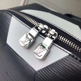 Replica Louis Vuitton Black Football Apollo Backpack