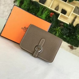 Replica Hermes Gray Dogon Wallet