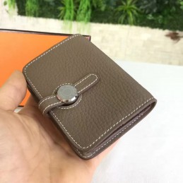 Replica Hermes Gray Dogon Wallet