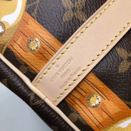 Replica Louis Vuitton Brown Monogram Travel Patch Speedy 30