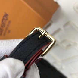 Replica Louis Vuitton Navy Blue Embossed Monogram Blanche BB