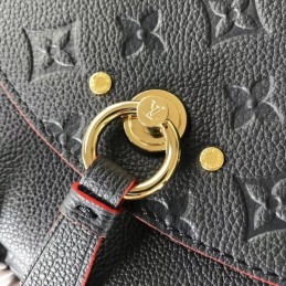Replica Louis Vuitton Navy Blue Embossed Monogram Blanche BB