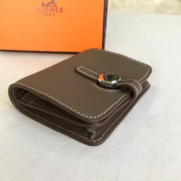 Replica Hermes Gray Dogon Wallet