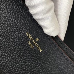 Replica Louis Vuitton Navy Blue Embossed Monogram Blanche BB
