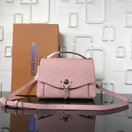 Replica Louis Vuitton Pale Pink Embossed Monogram Blanche BB