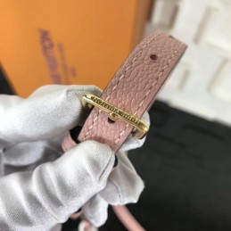Replica Louis Vuitton Pale Pink Embossed Monogram Blanche BB