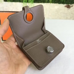 Replica Hermes Gray Dogon Wallet