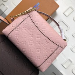 Replica Louis Vuitton Pale Pink Embossed Monogram Blanche BB