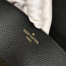 Replica Louis Vuitton Black Embossed Monogram Blanche BB
